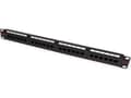 Miniatyrbilde 1 av 2: Roline ROLINE Cat.5e (Klasse D), 19 patchpanel, 24 porter, UTP, svart