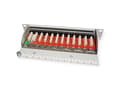 Miniatyrbilde 2 av 5: ROLINE 26.11.0316, Cat6a, S/UTP (STP), Grå, Metall, 1U, 254 mm