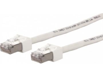 TRITON METZ CONNECT patchkabel Cat.6 (Klasse E) S/FTP, Ultraflex500 VoIP, AWG 26, LSOH, wit, 3 m
