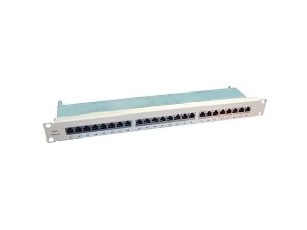 Value 26.99.0354-5, Cat6, Grå, Stål, Rackmontering, 19U Grå