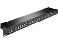 Miniatyrbilde 2 av 2: Goobay CAT 6 patchpanel 19-tommers (48,3 cm), 24 porter - Fargeversjon Svart