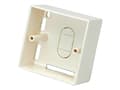 Miniatyrbilde 3 av 3: ROLINE Surface Wall Mount Frame, Hvit, Plastikk, 42 x 80 x 80 mm