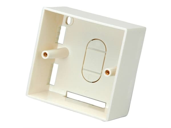 ROLINE Surface Wall Mount Frame, Hvit, Plastikk, 42 x 80 x 80 mm