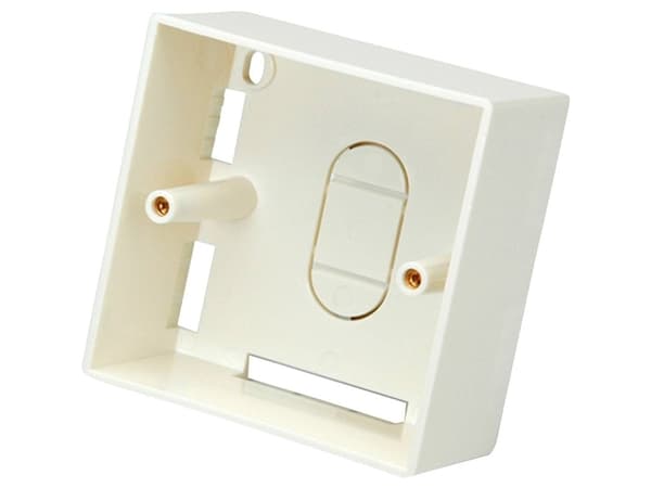 ROLINE Surface Wall Mount Frame, Hvit, Plastikk, 42 x 80 x 80 mm