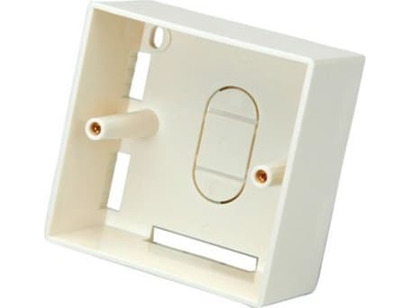 ROLINE Surface Wall Mount Frame, Hvit, Plastikk, 42 x 80 x 80 mm Hvit