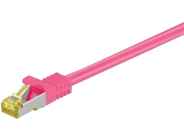 Goobay RJ-45 CAT7 20m, 20 m, Cat7, S/FTP (S-STP), RJ-45, RJ-45, Fiolblå