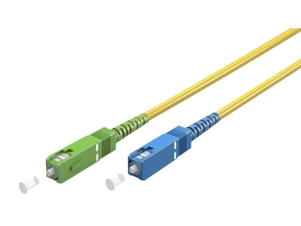 Goobay 59662, 10 m, FTTH, OS2, SC, SC