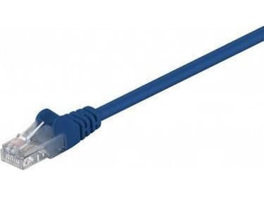 RB-LAN CAT 5e Koblingskabel, U/UTP, Blå - Kabellengde 15 m