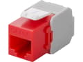 Miniatyrbilde 1 av 5: Goobay 90689, Flat, Rød, RJ-45, LSA, Hunkjønn, 22/26