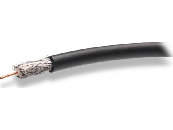 Conotech KOAKSIALKABEL NS100 TRI GELATED SVART - rull 100m