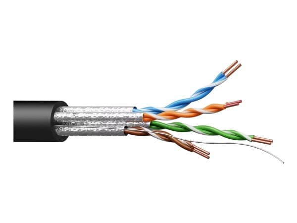 Procab PROCAB CSD570B/2 Slimline verkkokaapeli - CAT7 RJ45 U/FTP musta versio - 2 metriä
