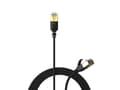 Pikkukuva 2 / 3: Procab PROCAB CSD570B/2 Slimline verkkokaapeli - CAT7 RJ45 U/FTP musta versio - 2 metriä