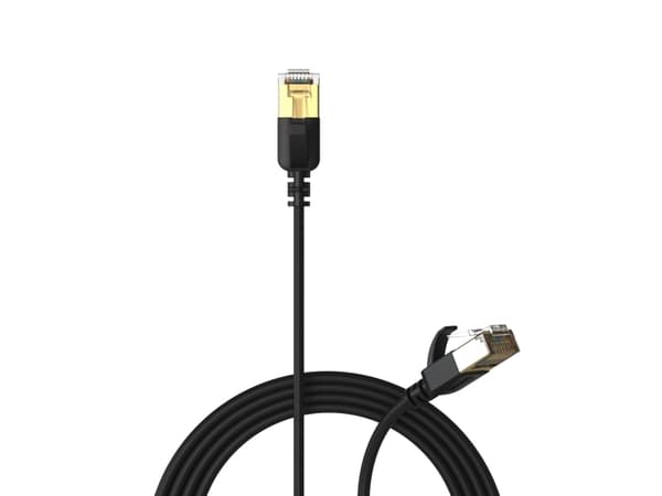 Procab PROCAB CSD570B/2 Slimline verkkokaapeli - CAT7 RJ45 U/FTP musta versio - 2 metriä