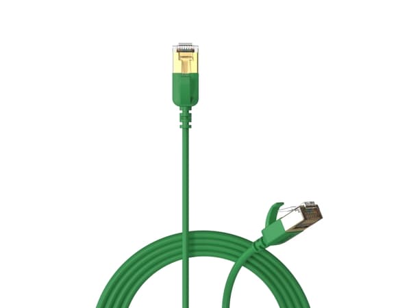 Procab PROCAB CSD570G/1 Slimline nettverkskabel - CAT7 RJ45 U/FTP Grønn versjon - 1 meter