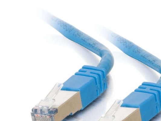 LOGON SSTP Cat5e, 1 m, Cat5e, RJ-45, RJ-45, Sininen