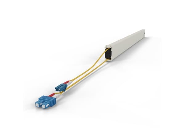 PATCHBOX CONE46OS212, brett for kabelhåndtering, kremfarget, akrylonitrilbutadienstyren, polyoksymetylen (POM), 46U, 2,5 m, -20 - 60 °C