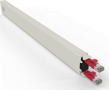 PATCHBOX CONEX8STPRD, 0,8 m, Cat6a, U/FTP (STP), RJ-45, RJ-45, Röd