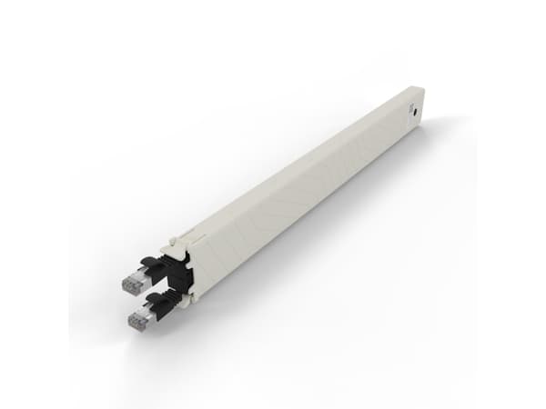 PATCHBOX CONEX8STPBK, Bakke til kabelstyring, Sort, Cremefarvet, Akrylnitrilbutadienstyren, Polyoksymetylen (POM), 8U, 0,8 m, -20 - 60 °C