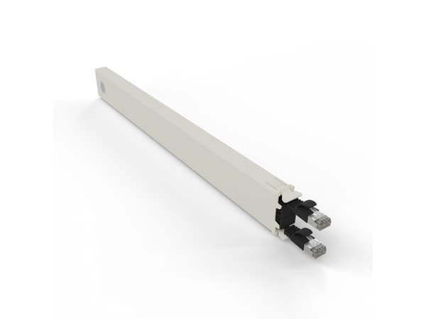 PATCHBOX CONEX8STPBK, Bakke til kabelstyring, Sort, Cremefarvet, Akrylnitrilbutadienstyren, Polyoksymetylen (POM), 8U, 0,8 m, -20 - 60 °C