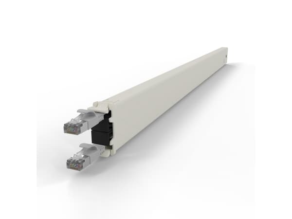 PATCHBOX CONE30STPSL, 1,8 m, Cat6a, U/FTP (STP), RJ-45, RJ-45, Grå