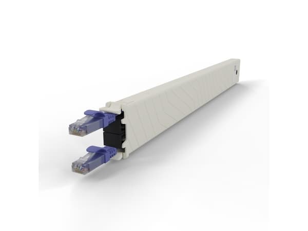 PATCHBOX .one / Cassette / 8RU / UTP / Violet, 0.8 m, Cat6a, U/UTP (UTP), RJ-45, RJ-45, Violet