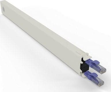 PATCHBOX .one / Cassette / 8RU / UTP / Violet, 0.8 m, Cat6a, U/UTP (UTP), RJ-45, RJ-45, Violet