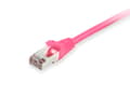 Pikkukuva 2 / 5: Equip 606902, 0,5 m, Cat6a, S/FTP (S-STP), RJ-45, RJ-45, vaaleanpunainen