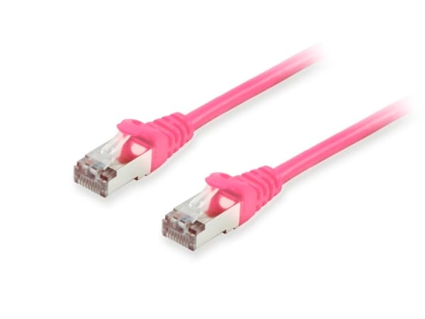 Utstyr 606902, 0,5 m, Cat6a, S/FTP (S-STP), RJ-45, RJ-45, Rosa