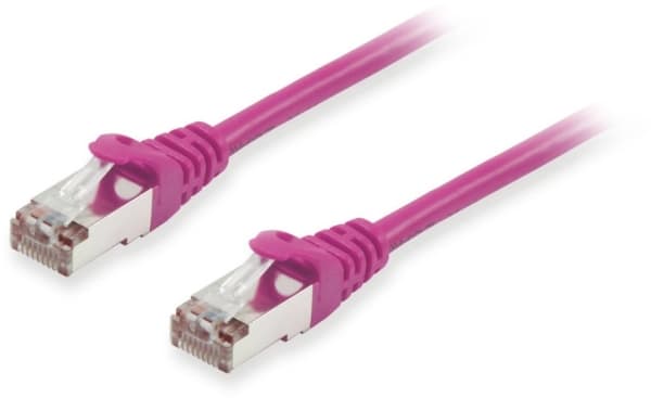 Utstyr 606807, 7,5 m, Cat6a, S/FTP (S-STP), RJ-45, RJ-45, Lilla