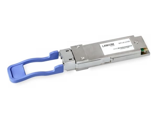 LANCOM - QSFP28-sender-/mottakerenhet - 100GbE - 100GBase-LR4 - LC/UPC-enkeltmodus - opp til 10 km - 1310 nm