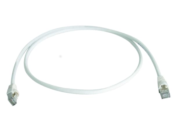 Telegärtner DataVoice Office - Koblingskabel - RJ-45 (hann) til RJ-45 (hann) - 50 cm - 5.8 mm - SFTP, PiMF - CAT 6a - med støvel, halogenfri, uten hi