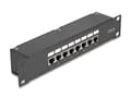 Miniatyrbilde 1 av 2: DeLOCK 43304, RJ45, Cat6, RJ-45, Sort, 1U, 44 mm