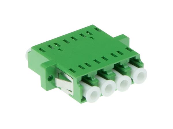 ACT Fiber optic LC-APC quad adapter singlemode OS2