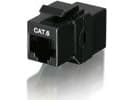 utstyr Pro Cat.6 uskjermet Keystone Inline Coupler - Modulær innsetting (Kobling) - RJ-45 (pakke med 8) (125579)