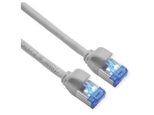 ROLINE 21.15.4318, 0,3 m, Cat6a, S/FTP (S-STP), RJ-45, RJ-45, Grå