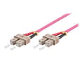Miniatyrbilde 1 av 4: MicroConnect - Nettverkskabel - SC/UPC multimodus (hann) til SC/UPC multimodus (hann) - 10 m. - 2 mm - fiberoptikk - dupleks - 50 / 125 my - OM4 - ha