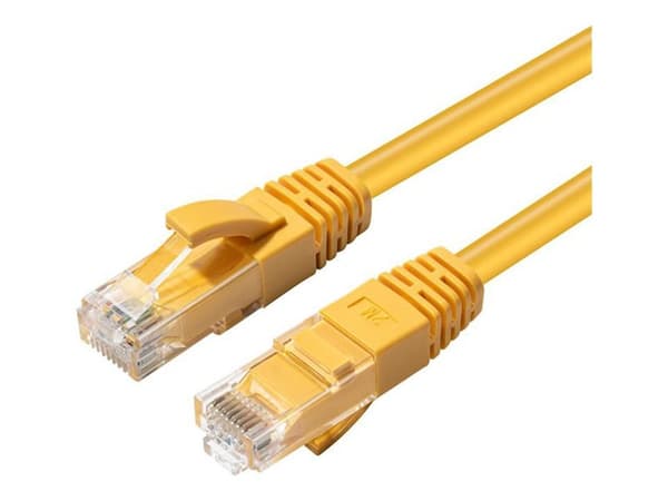 MicroConnect - Koblingskabel - RJ-45 (hann) til RJ-45 (hann) - 30 cm - 5 mm - UTP - CAT 6a - halogenfri, uten hindringer, rund, formstøpt, innendørs