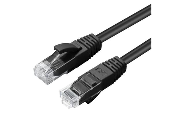 Microconnect MC-UTP6A0015S verkkokaapeli Musta 0,15 m Cat6a U/UTP (UTP)