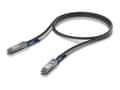 Miniatyrbild 1 av 4: Ubiquiti - 100GBase direktkopplingskabel - QSFP28 (hane) till QSFP28 (hane) - 0.5 m - 7 mm