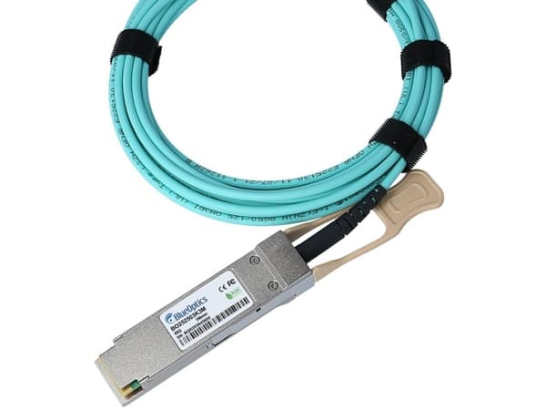 BlueOptics 980-9I15W-00L030-BO, 30 m, QSFP, QSFP, Uros/uros, Oranssi, 56 Gbit/s