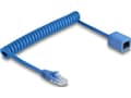 Miniatyrbilde 3 av 3: DeLOCK 90364, 0,75 m, Cat6, U/UTP (UTP), RJ-45, RJ-45, Blå