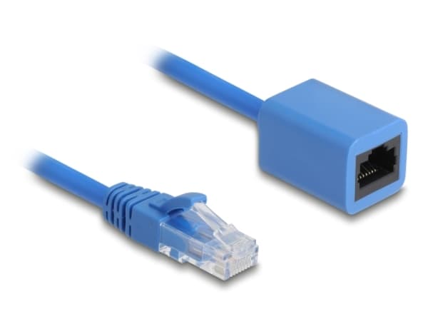 DeLOCK 90364, 0,75 m, Cat6, U/UTP (UTP), RJ-45, RJ-45, Blå