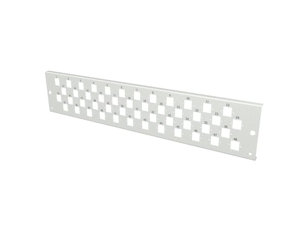 EFB Elektronik VSB2HE-FP-48E2-D-RDM, Rackmontering, 2U, Fiber, Grå