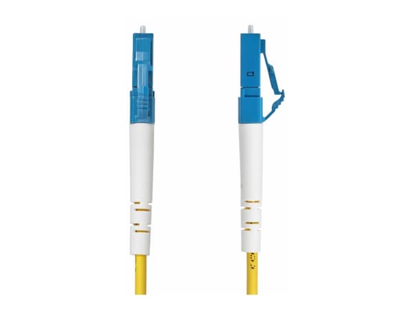 StarTech.com 2m (6.6ft) LC to LC (UPC) OS2 Single Mode Simplex Fiber Optic Cable, 9/125µm, Laser Optimized, 40G/100G, Bend Insensitive, Low Insertion