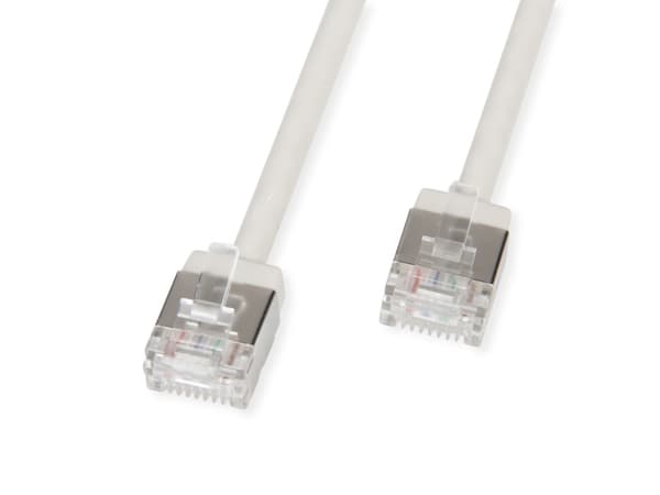 ROLINE 21.15.4503, 3 m, Cat6a, U/FTP (STP), RJ-45, RJ-45, harmaa