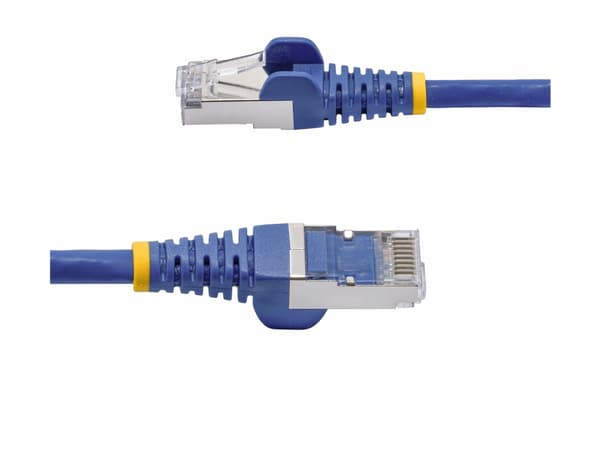 StarTech.com 2m Blue CAT8 Ethernet Cable, Snagless, S/FTP, 25G/40G - Koblingskabel - RJ-45 (hann) til RJ-45 (hann) - 2 m - 5.6 mm - S/FTP - 50 mikron