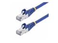 Miniatyrbilde 1 av 5: StarTech.com 2m Blue CAT8 Ethernet Cable, Snagless, S/FTP, 25G/40G - Koblingskabel - RJ-45 (hann) til RJ-45 (hann) - 2 m - 5.6 mm - S/FTP - 50 mikron