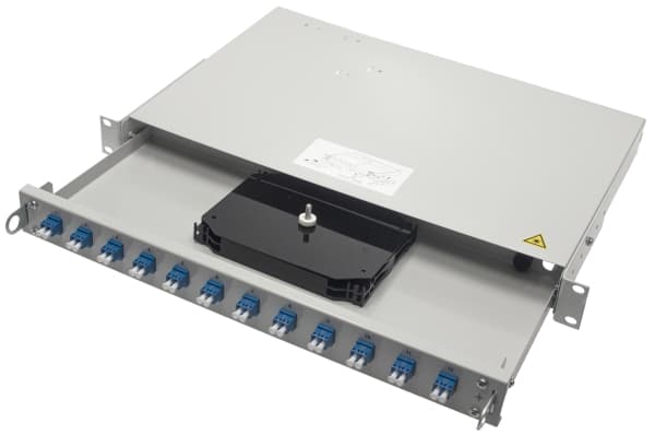 Telegärtner H02030T0507, LC, Grå, Stål, 1U, 482 mm, 44 mm