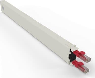 PATCHBOX CONEX8UTPRD, 0,8 m, Cat6a, U/UTP (UTP), RJ-45, RJ-45, Röd