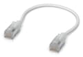Miniatyrbilde 3 av 4: Ubiquiti UniFi - Koblingskabel - RJ-45 (hann) til RJ-45 (hann) - 15 cm - 3 mm - skjermet - CAT 6a - med støvel, innendørs - hvit